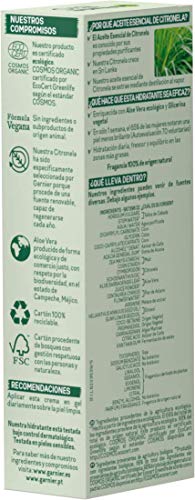 Garnier BIO Crema Hidratante Lemongrass Ecológico con Aloe Vera - Pack de 2 de 50 ml (Total: 100 ml)