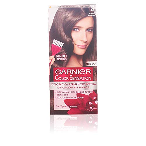 Garnier Color Sensation Coloración nº5.0 Castaño Luminoso de Garnier