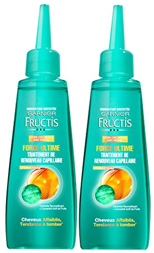 Garnier - Fructis Force Ultime - Suero para cabello frágil - Lote de 2