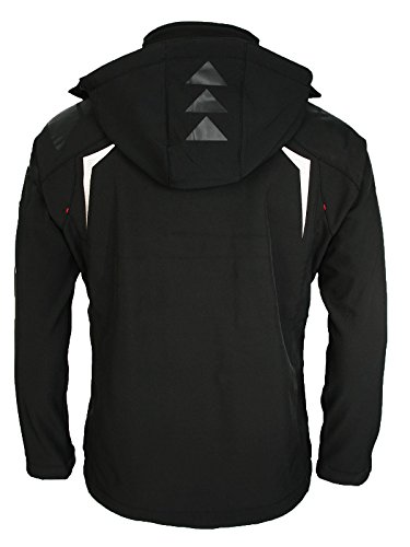 Geographical Norway Geno-5 Tambour Techno - Chaqueta Softshell para Hombre (Talla L), Color Negro