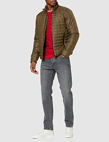 Geox M Wilmer H Chaqueta Bomber, Verde (Bronze Green F3215), 46 para Hombre