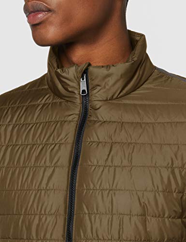 Geox M Wilmer H Chaqueta Bomber, Verde (Bronze Green F3215), 46 para Hombre