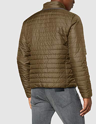 Geox M Wilmer H Chaqueta Bomber, Verde (Bronze Green F3215), 46 para Hombre