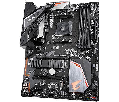 Gigabyte B450 Aorus Elite Carte Mere AMD B450 - Negro