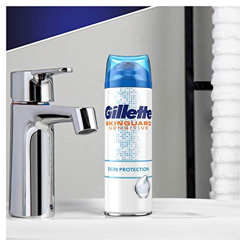 Gillette SkinGuard Gel Afeitar para piel Sensible 200 ml - Pack de 6