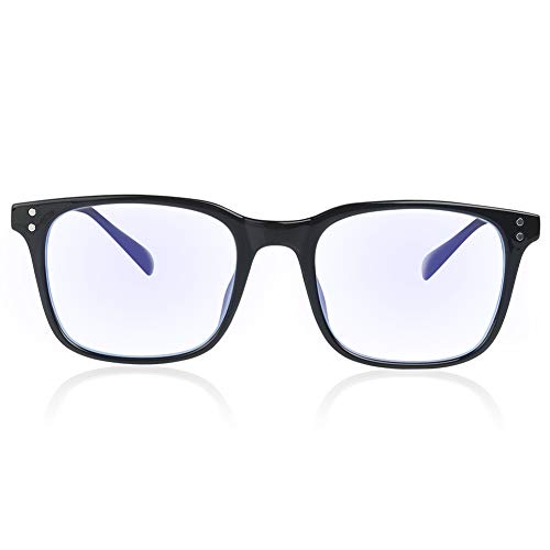 Gimdumasa gafas ordenador gaming pc uv luz filtro proteccion azul mujer hombre para antifatiga GI799 (Negro)