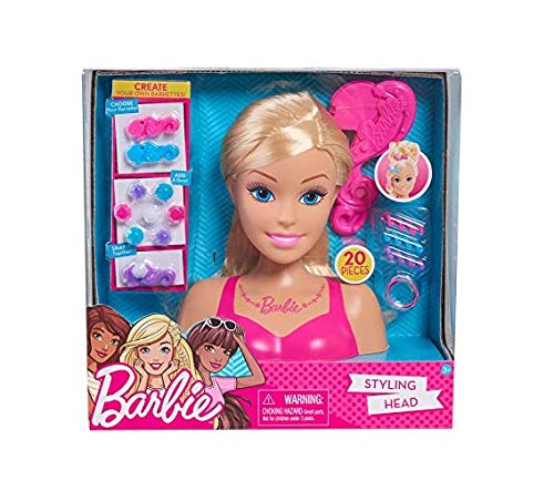 Giochi Preziosi- Barbie Busto Maquillaje-Peinados, Multicolor, Norme (BAR28000)