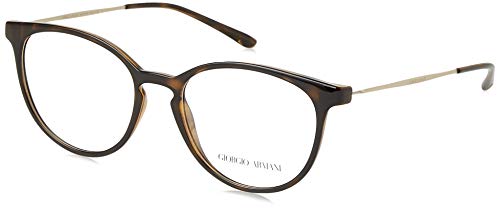 Giorgio Armani 0AR7140, Monturas de Gafas para Mujer, Dark Havana, 51