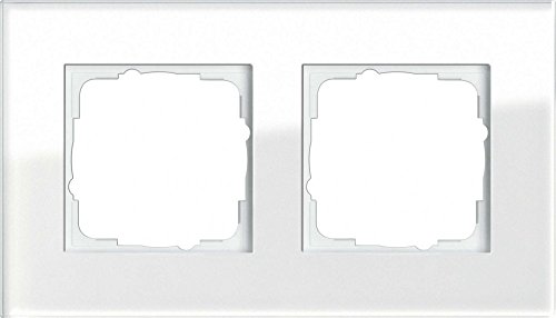 GIRA Esprit Glas - interruptores y marcos para enchufes (Color blanco, Screwless)