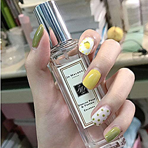 Gresunny 10 Hojas pegatinas uñas decorativas autoadhesivas nail stickers full cover DIY arte de uñas impermeable manicura francesa etiqueta uñas con limas de uñas