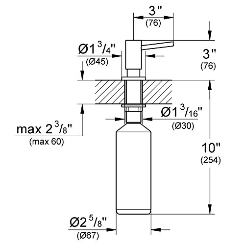 Grohe Cosmopolitan - Dispensador de jabón líquido con capacidad de 0,4 l (Ref. 40535000)