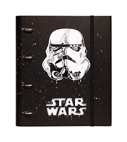 Grupo Erik Editores Star Wars Classic Trooper - Carpeta con 4 anillas troquelada, 32 x 27.5 cm