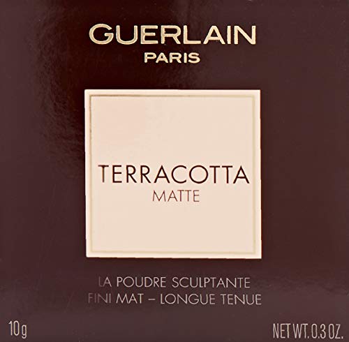 GUERLAIN Terracotta Polvos COMPACTOS Matte Light 1UN Unisex Adulto, Negro, Estándar