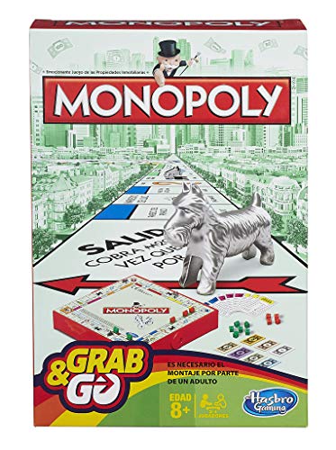 Hasbro Gaming Monopoly Juego de Viaje, versión española (B1002105)