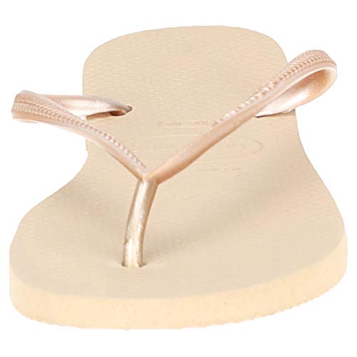 Havaianas Slim Chanclas Mujer, Marrón (Rose Gold), 37/38 EU