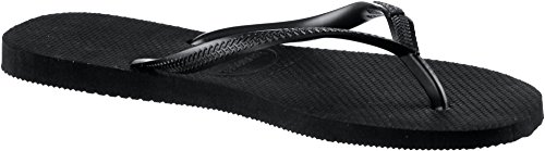 Havaianas Slim, Chanclas para Mujer, Negro (Black 0090), 37/38 EU