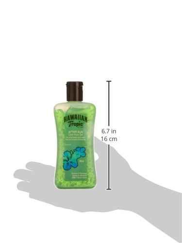 Hawaiian Tropic After Sun Gel Cooling Aloe - Gel After Sun de Aloe Vera para piel irritada por el sol, hipoalergénico y dermatológicamente probado, formato 200 ml