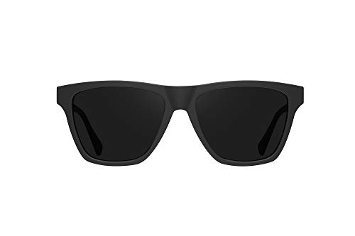 HAWKERS · Gafas de Sol ONE LS Carbon Black Dark, para Hombre y Mujer, con montura negra mate y lentes negras polarizadas, Protección UV400