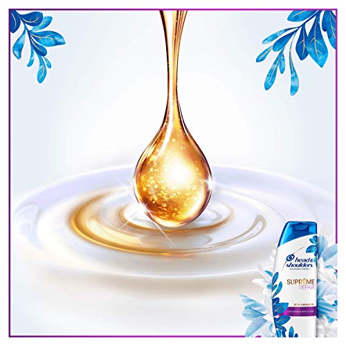 Head & Shoulders Champú anticaspa Suprême Repara, con aceite de argán, con ingredientes sublimadores, 225 m