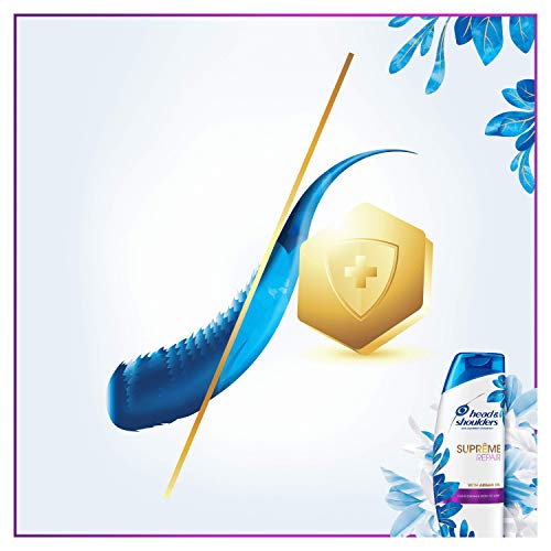 Head & Shoulders Champú anticaspa Suprême Repara, con aceite de argán, con ingredientes sublimadores, 225 m