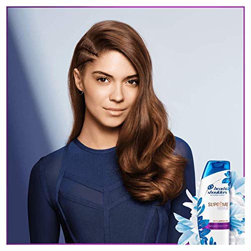 Head & Shoulders Champú anticaspa Suprême Repara, con aceite de argán, con ingredientes sublimadores, 225 m