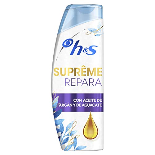 Head & Shoulders Supreme Repara Champú Anticaspa - 2 Recipientes de 300 ml - Total: 600 ml