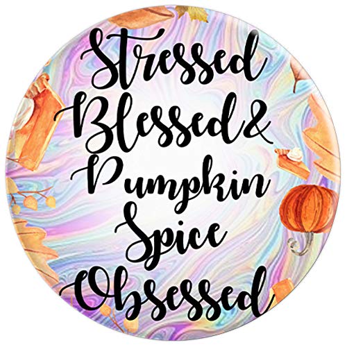 Hello October Fall Pumpkin Obsessed Men Women Gift PopSockets Agarre y Soporte para Teléfonos y Tabletas