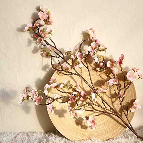 HoSayLike Flor Artificial Flor De Cerezo Flor De Durazno NóRdico Flor De Ciruelo Flor De Seda Falsa Hogar Oficina Boda Fiesta JardíN BañO Cocina BalcóN DecoracióN (B)