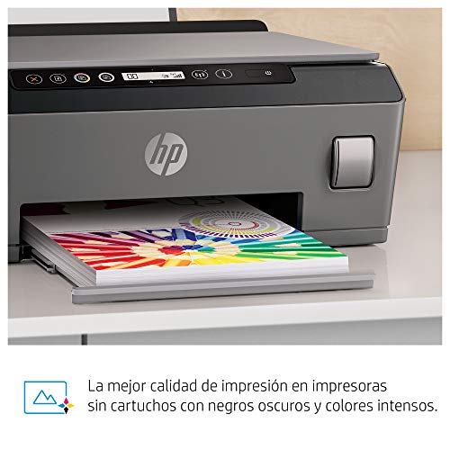 HP Smart Tank Plus 555 - Impresora multifunción (imprime, copia y escanea desde el móvil), conectividad Wi-Fi, incluye hasta 3 años de tinta, negro