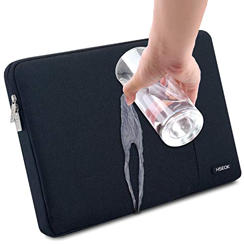 Hseok Funda Blanda Maletín Impermeable para Ordenador Portátil, Estilo Elegante Bolsa Protectora, Ideal por 15,6 Pulgadas DELL/Ausu/Acer/HP/Toshiba/Lenovo, Color Negro/Gris/Gris Oscuro/Rosa