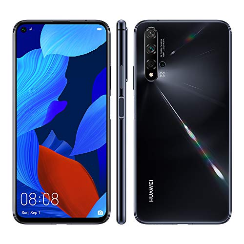 HUAWEI nova 5T - Smartphone de 6.26'' (6 GB RAM+128 GB ROM, 5 cámaras IA, FullView Display, sensor de huella lateral, 3750 mAh) Dual-SIM, Android