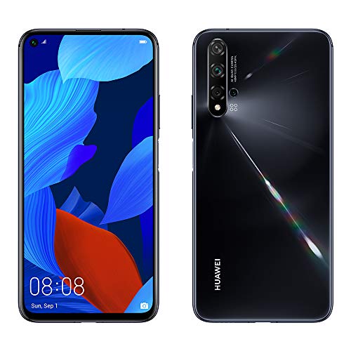 HUAWEI nova 5T - Smartphone de 6.26'' (6 GB RAM+128 GB ROM, 5 cámaras IA, FullView Display, sensor de huella lateral, 3750 mAh) Dual-SIM, Android