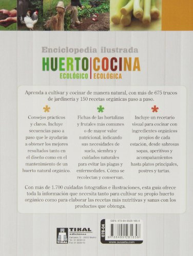 Huerto ecológico. Cocina ecológica (Enciclopedia ilustrada)