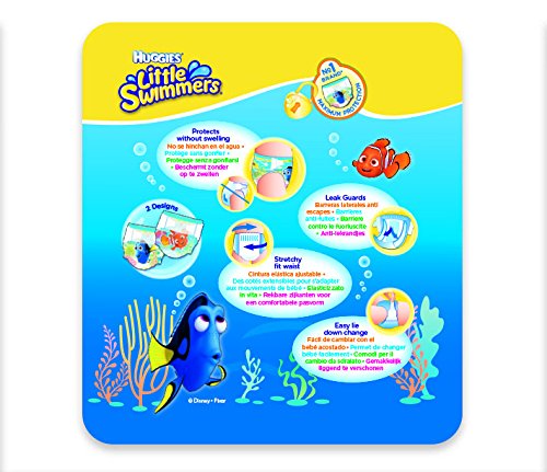 Huggies Little Swimmers Pañal Bañador Desechable Talla 2-3 (3-8 Kg) - 20 unidades