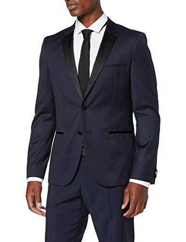 HUGO Alinzs Chaqueta de Traje, Azul (Dark Blue 401), 98 para Hombre