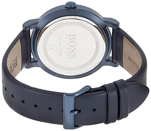 Hugo BOSS Reloj Análogo clásico para Hombre de Cuarzo con Correa en Cuero 1513502