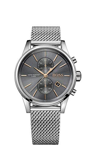 Hugo BOSS Reloj Cronógrafo para Hombre de Cuarzo con Correa en Acero Inoxidable 1513440