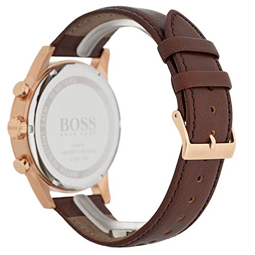 Hugo BOSS Reloj Cronógrafo para Hombre de Cuarzo con Correa en Cuero 1513496