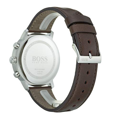 Hugo BOSS Reloj Cronógrafo para Hombre de Cuarzo con Correa en Cuero 1513609