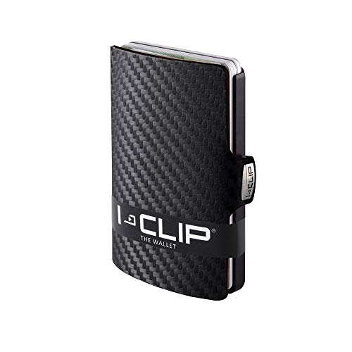 I-CLIP ® Cartera Carbon, Gunmetal-Black (Disponible En 2 Variantes)