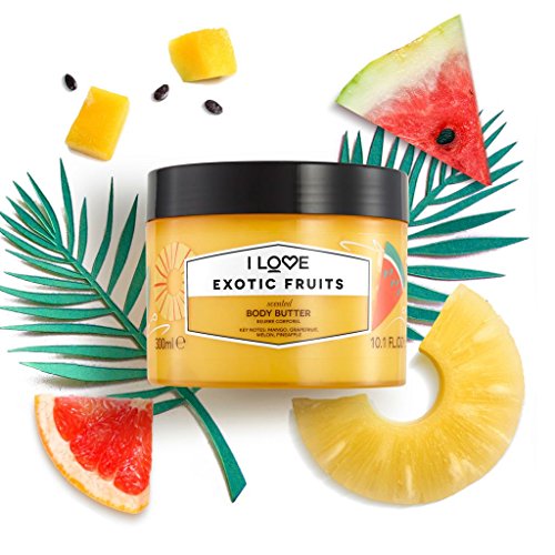 I Love Signature Exotic Fruit Body Butter Conatins Regenerating & Nourishing Shea Butter, Moisturising & Non Greasy 300ml