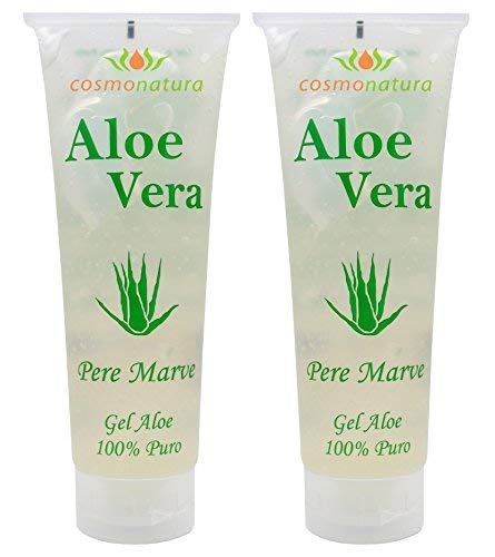 IB Cosmetics 40140 - Gel aloe vera 100%, 250 ml x 2 unidades