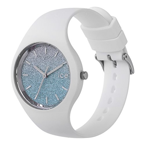 Ice-Watch - ICE lo White blue - Reloj bianco para Mujer con Correa de silicona - 013429 (Medium)