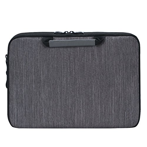 iCozzier 13-13,3 Pulgadas Handle Funda para portátil/Accesorios electrónicos Bolsa de Almacenamiento 13"para Ultrabook/Notebook/Netbook/MacBook - Gris