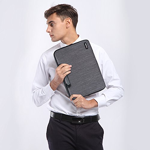 iCozzier 13-13,3 Pulgadas Handle Funda para portátil/Accesorios electrónicos Bolsa de Almacenamiento 13"para Ultrabook/Notebook/Netbook/MacBook - Gris