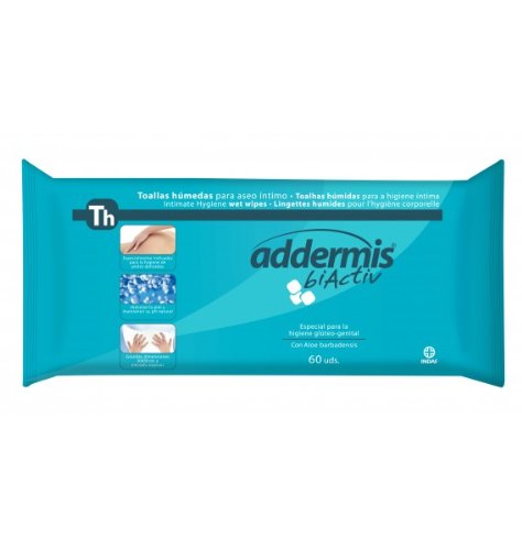 INDAS - ADDERMIS TOALLITAS HUMEDAS 60U