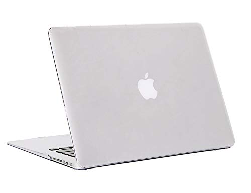 iNeseon MacBook Air Funda de 13 Pulgadas (Modelo A1466 A1369), Protectora Rígida Carcasa con Cubierta de Teclado para MacBook Air 13 2010-2017 (Tamaño 32.5 x 22.7cm), Claro Helado