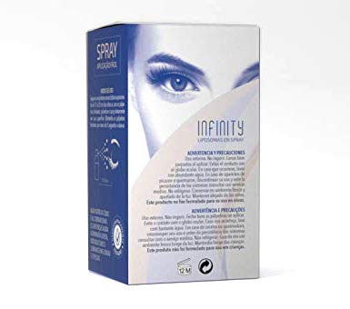 Infinity Liposomas en Spray - Fortalecedor de Pestañas y Cejas (Fortalece las pestañas y las cejas logrando que se vean más largas y tupidas)