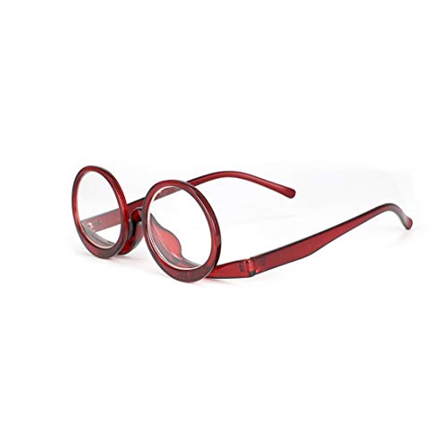 Inlefen Gafas de lectura Gafas de maquillaje Multipropósito Tapa del tirón De las mujeres Gafas de lectura +1.0 a +3.5