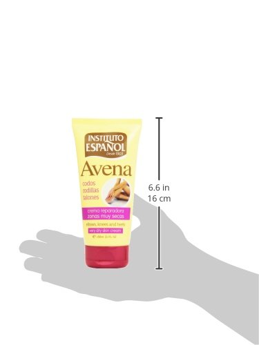 Instituto Español Crema Reparadora Avena para Codos Rodillas Talones - Zonas muy Secas - 150 ML